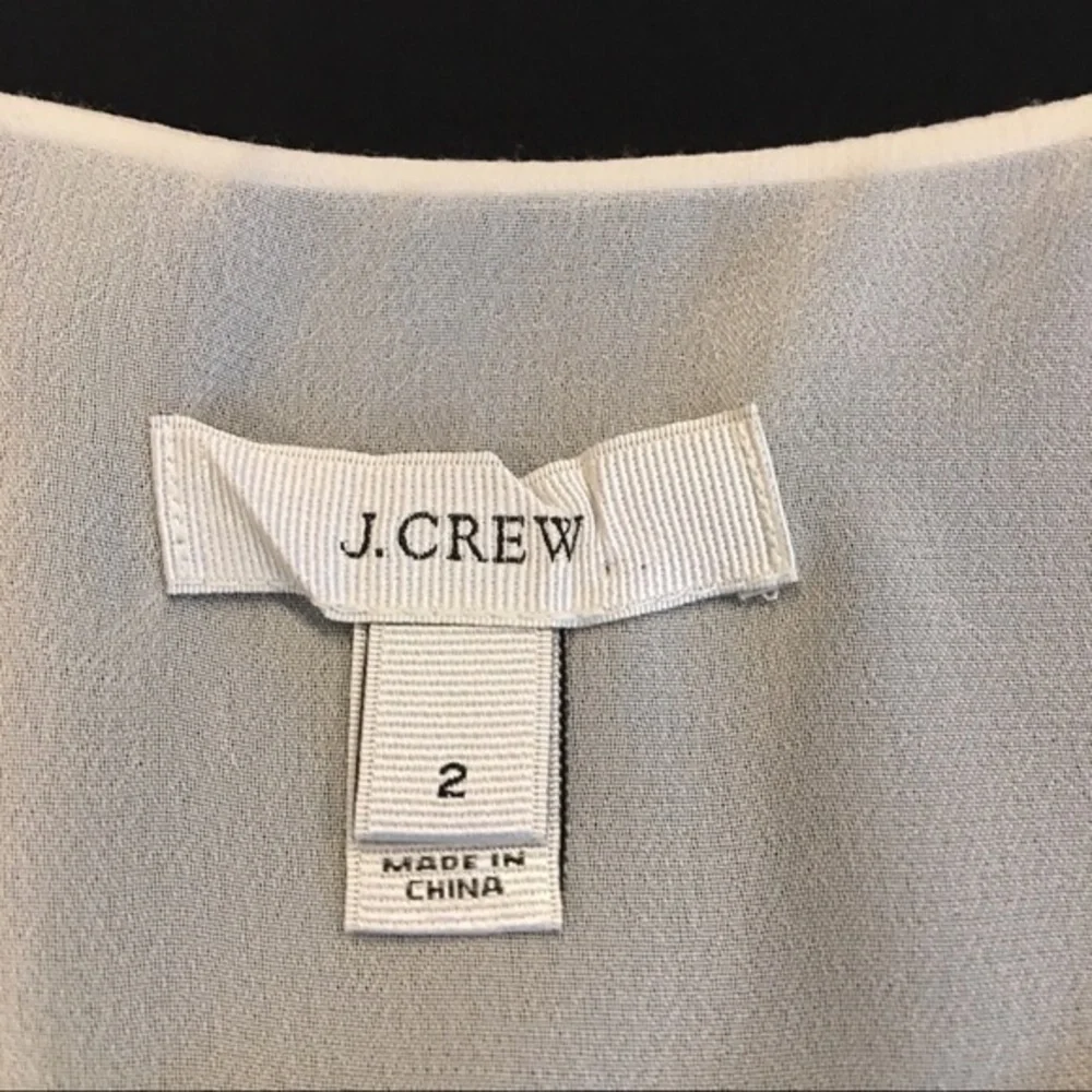 J. Crew Sleeveless Color Block Top